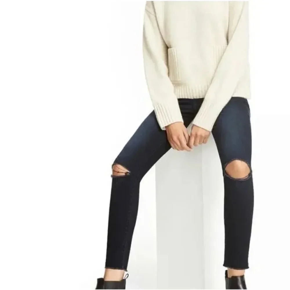 ❤️ Frame ❤️ | le High Skinny Distressed Jean's in Sterling Sz 26